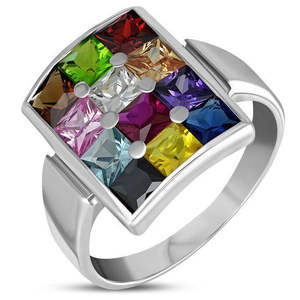 Anillo Casual Vintage de Moda Hoshen, Chapado en Oro de 18K y Oro Rosa, Talla Única para Niños y Regalo para Niños - Product Image 1