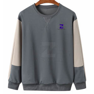 Street Wear Sweatshirts d'hiver solides pour hommes-Manches longues Léger 100% Coton Polaire Écologique et Respirant Personnalisable - Product Image 1