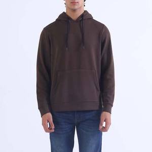 Nouveau haute qualité unisexe tenue décontracté respirant brodé fermeture éclair coupe régulière hommes polyester/coton mélange pull à capuche - Product Image 1