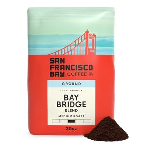 Café moulu de la baie de San Francisco, mélange Bay Bridge (sac de 28 oz), café torréfié moyen - Product Image 5