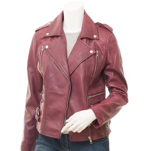 Nouvelle arrivée Veste en simili cuir pour femme Col montant Design unique à la mode Vente chaude Tissu satiné pour l'automne Prix bas - Product Image 1