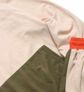 Ropa informal de verano para hombre, conjunto de pantalones cortos con capucha de manga corta transpirables ligeros, 100% algodón, bloque de Color, traje de dos piezas - Product Image 4