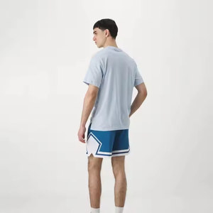 Nouveautés Short de jogging unisexe en maille de basket-ball avec logo brodé haut de gamme Short de polyester à sublimation avec logo personnalisé - Product Image 3