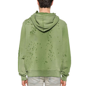Sweat-shirts pour hommes en coton 100% légers et à séchage rapide, effet usé, de haute qualité, fabriqués en stock - Product Image 4