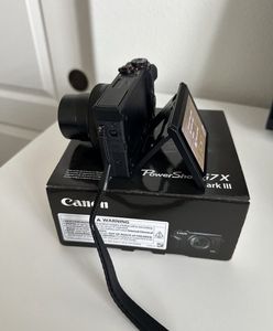 Appareil photo numérique noir PowerShot G7 Mark III 20,1 mégapixels - Léger - Garantie de 3 ans - Vente chaude - Product Image 2