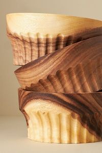 Tazón de Madera Moderno de Primera Calidad, Ecológico, Hecho a Mano, Utensilio de Cocina Duradero y Pulido, Tamaño Personalizado de Fábrica - Product Image 2