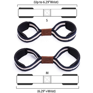 Figure 8 sangles de levage unisexe à logo personnalisé meilleure qualité en coton 8 sangles d'haltérophilie sangle de gymnastique à double boucle - Product Image 3