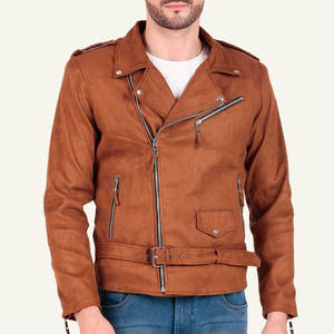 แจ็คเก็ตหนังวัวแท้สไตล์ล่าสุดจากผู้ผลิต สำหรับผู้ชาย หนังกลับ หนังควาย สำหรับฤดูหนาว เสื้อคลุมหนังคุณภาพพรีเมียม - Product Image 1