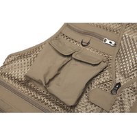 Chaleco de Caza Multifuncional Desmontable de Malla Personalizado para Hombre, Impermeable, Hecho en Pakistán