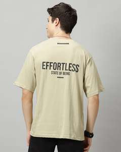 T-shirts graphiques décontractés de haute qualité en coton épais surdimensionné 100% pour hommes T-shirt respirant à épaules tombantes - Product Image 2