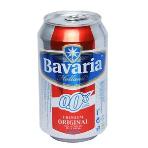 Bebida de malte não alcoólico Bavaria barata (330 ml) - Bebería de malte não alcoólico BAVARIA, lata de 500 ml