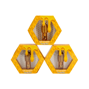 Lot de 6 gloss à lèvres Mocoallure au miel "Lip Honey" – Brillant à lèvres hydratant et nourrissant – Design créatif en nid d'abeille avec porte-clés - Product Image 1