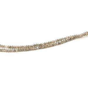 Cuentas de Diamante Natural Champagne AAA+ Facetadas en Forma de Rondelle, Brillantes y Raras para Joyería y Collares - Product Image 2