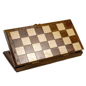 Échiquier au design antique Échiquier classique en bois en gros avec jeu étendu pour les jeux d'intérieur et d'extérieur - Product Image 2