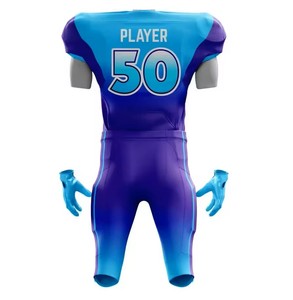 Uniforme de football américain de style unique Haut respirant de haute qualité Tendance avec manches courtes Prix de gros pour adultes - Product Image 5