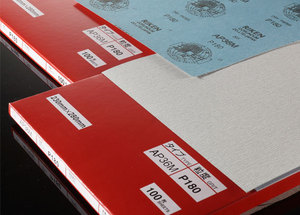 Hojas de Lija de Óxido de Aluminio Seco RIKEN de Alta Calidad Directo de Fábrica, Grano Personalizado AP368, 100 Hojas a Granel para Lijadora Manual - Product Image 4