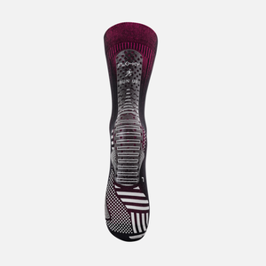 Floky Calza Run up Medium <b>Black</b>/Fuchsia Sports <b>Socks</b> L-XL 44-47 - Product Image 2