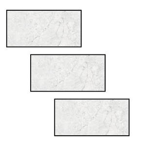 Azulejos de Pared de Cerámica con Aspecto de Mármol Blanco Brillante de 30x60 cm para Paredes Interiores Modernas - Product Image 2