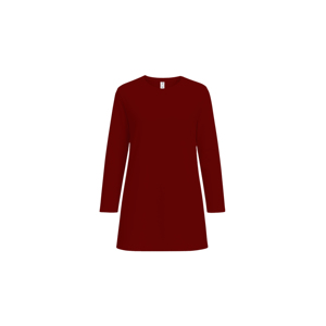 Vestido Musulmán Informal, Sencillo, Liso, de Manga Larga, de Poliéster Tejido, para el Verano, para el Día a Día, de Secado Rápido, sin Cuello, Corte Regular para Mujer, ODM - Product Image 3