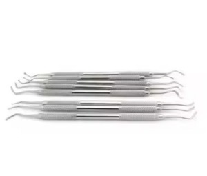 Excavadores Dentales de Alta Calidad, Juego de 8 Piezas de Excavadores Dentales de Doble Punta para Restauración, Herramientas Dentales de Precisión - Product Image 1