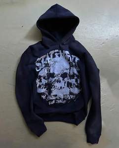 Sudaderas con capucha de algodón 100% para hombre más vendidas con nuevo diseño temporada de invierno MOQ bajo serigrafía al por mayor hecha en Pakistán - Product Image 2