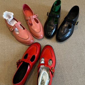 Zapatos de tacón de cuero con correa al tobillo para mujer, estilo clásico, con tacón de bloque, para fiesta, tipo Oxford, con cordones. - Product Image 3