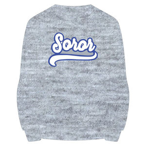 Sweat-shirt à col rond gris 20 Zeta Phi Beta Soror, inspiré des fondateurs de 1920, sororité grecque, femme d'honneur supérieure, coton premium - Product Image 1