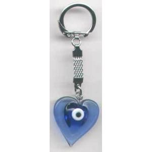 Porte-clés métal 9X3 cm Evil Eyes en verre - Product Image 1