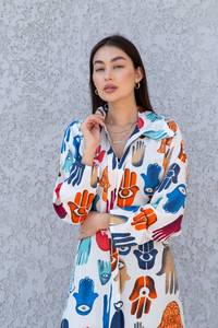 ชุดแม็กซี่เดรสปักลายดอกไม้สีขาวหรูหราสำหรับผู้หญิงชุดเดรสยาวสำหรับใส่ไปทะเลวันหยุดแบบลำลองสำหรับวันหยุดพักผ่อน - Product Image 4