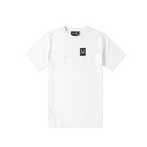 เสื้อยืดแขนยาว Fred Perry X RAF Simons รุ่น Tape Detail สำหรับผู้ชาย [SM4104] ผ้าเจอร์ซีย์ฝ้ายออร์แกนิค 100% น้ำหนัก 280-300 กรัม แบบอัดแน่น - Product Image 1