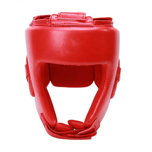Casque de boxe personnalisé à face ouverte en cuir PU rouge pour Taekwondo, Karaté, MMA, Sparring, Entraînement d'arts martiaux - Product Image 6