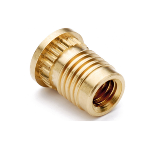 Raccord fileté anti-corrosif d'insertion d'aubes en laiton de vente chaude pour le montage sûr dans les pièces électriques et automobiles - Product Image 1