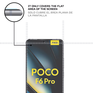 อุปกรณ์ป้องกันหน้าจอกันกระแทกสำหรับมือถือ Poco F6 Pro อุปกรณ์เสริมพรีเมี่ยม - Product Image 4