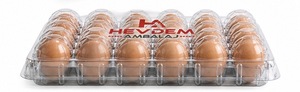 Hevdem Ambalaj - Bandeja Transparente para Huevos de PET con 30 Cavidades, Desechable, Impresión Personalizada, Inserto de Embalaje de Diyabakir - Product Image 2