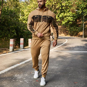 Ensemble de jogging à capuche personnalisé pour homme, style tendance, taille plus, survêtement de sport pour l'hiver, vêtements de maternité actifs, vente chaude - Product Image 5