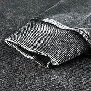 <b>Top</b> Selling Wholesale Price Men Acid Washed <b>Distressed</b> Thermal Hoodies Plus Size Acid Washed <b>Distressed</b> Hoodies - Product Image 5