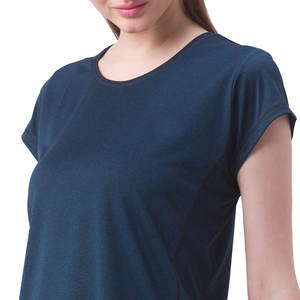 2023 dernière conception personnalisée femmes coton T-Shirt à la mode dames vêtements extérieurs plaine teint avec marque qualité ODM - Product Image 4