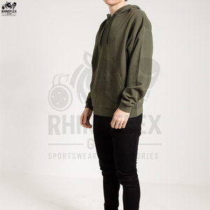 เสื้อสวมหัวมีฮู้ดโอเวอร์ไซส์ของผู้ชายเสื้อฮู้ดโอเวอร์ไซส์แบบกำหนดเองสำหรับฤดูหนาวพร้อมผ้าฝ้ายโพลีเอสเตอร์ผสมกันลมและระบายอากาศได้ดี - Product Image 6