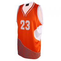 Maillot de basketball réversible en mesh, uniforme vierge pour équipe, personnalisable, impression par transfert thermique, séchage rapide, anti-UV, vente en gros
