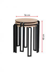 <b>Nesting</b> Coffee <b>Table</b> Round Coffee <b>Table</b> Coffee <b>Table</b> Set 2 Piece Coffee <b>Table</b> Modern Coffee <b>Table</b> Metal Coffee <b>Table</b> Wooden Coff - Product Image 6