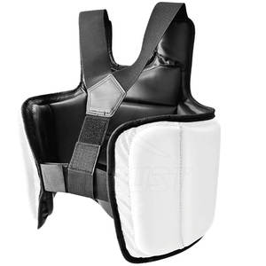 Protector de Pecho de Cuero con Acolchado Suave, Transpirable, Ecológico, Ligero, Cómodo, Diseño Simple, para Boxeo y Lucha - Product Image 2