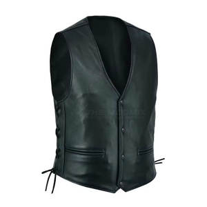Gilet en cuir pour homme personnalisé, durable, hiver, meilleure qualité, design tendance, gilet en cuir à la vente, 2026 - Product Image 2