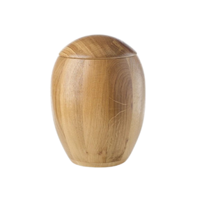 Urnes faites à la main en bois de chêne naturel pour cendres humaines Urne de crémation rustique respectueuse de l'environnement pour adultes du Vietnam B2B - Product Image 1