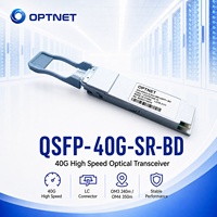 Transceiver Optik BiDi 40G Stable Link untuk Kabel Rak Server dan Switch QSFP 40G SR BD