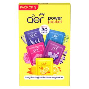 Deodorante per Ambienti Aer Power Pocket Tangy Delight per Bagno e Toilette, Dura 30 Giorni - Product Image 1