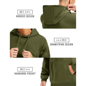 Vente en gros conception personnalisée broderie Logo femmes 100% coton fermeture éclair hommes sweats à capuche avec col à capuche automne éponge sweat - Product Image 6