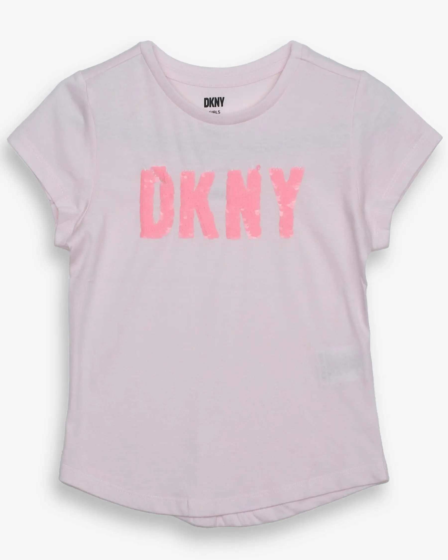 Exportação de camisetas para meninas excedentes, camisetas para meninas em lantejoulas, camisetas cor-de-rosa de verão para meninas, coleção infantil
