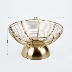 แจกันดอกไม้ลวดโลหะสีทองพร้อมฐานสำหรับตกแต่งโต๊ะในบ้านและงานแต่งงานดีไซน์ใหม่ล่าสุด - Product Image 4