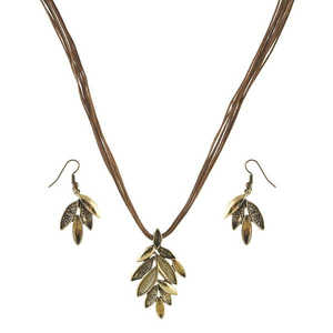 ชุดเครื่องประดับแฟชั่น Urthn จี้ชุบทอง1202702 - Product Image 1