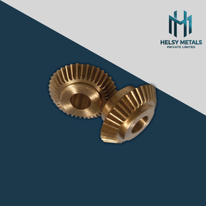 Ensemble d'engrenages coniques en laiton sur mesure, usinage CNC pour équipements mécaniques, pièces d'engrenage en laiton résistantes à la corrosion avec des performances stables - Product Image 3